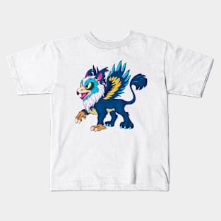 Fairy Cartoon Gryphon. Kids T-Shirt